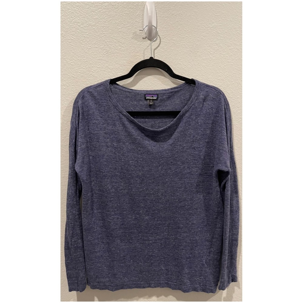 PATAGONIA Low Tide Blue Long Sleeve Sweatshirt